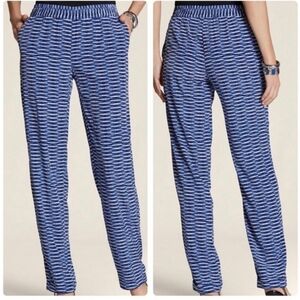 nwt CHICO'S blurred between the lines pull on pant 3.5 shibori ikat trouser XL
